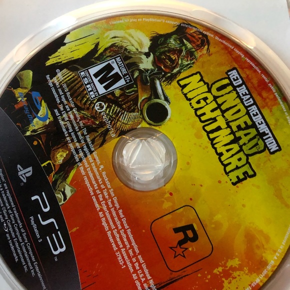 PS3 Red Dead Redemption Undead Nightmare Video Game 2010 Sony Playstation 3 - Picture 4 of 5